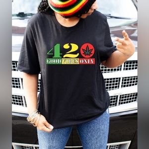 100% Cotton Black T-shirt (Available in Women and Mens sizes)